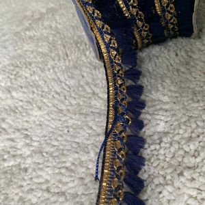 Navy Blue Thin Lace 10 Meter 50% Off  Sale