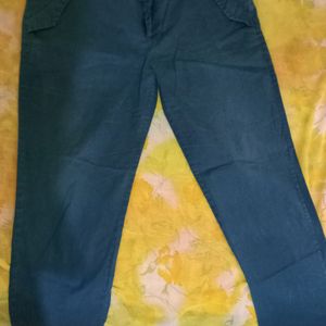 Korean Dark Green Jeans