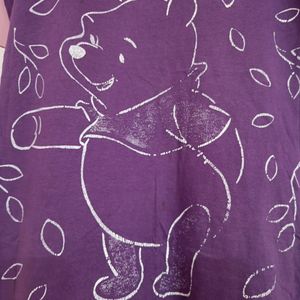 Purple Winnie The Pooh Top