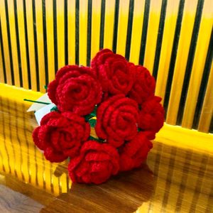 Pack Of 8 Roses 🌹With Bouquet