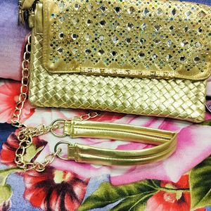 Golden Sling Purse