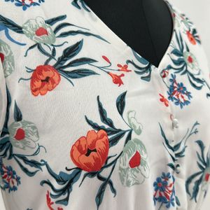 🤍❤️ Beautiful Floral Dress ❤️🤍