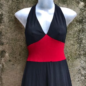 SEXY' BLACK AND RED COLOUR DRESS