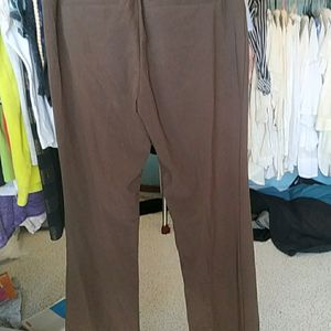 Brown Straight Pants