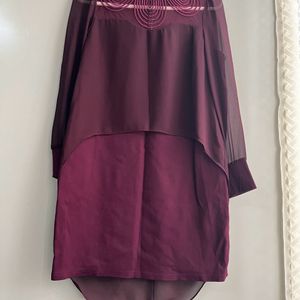 Formal Dress With Attached Cape