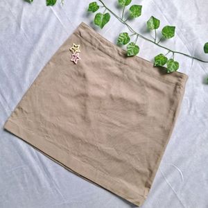 Y2k pinteresty beige skirt