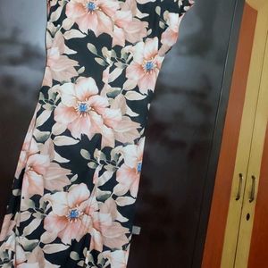 Multi Floral Print Dress For Girl Or Woman 34 Bust