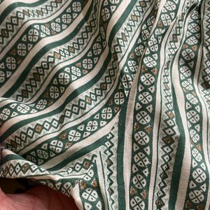 Everyday Ethnic Pants - Green