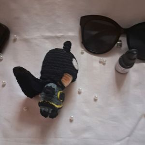 Crochet Batman Keychain!!