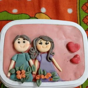 Soft Clay Couple Art!!!!