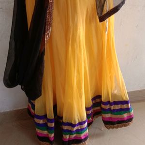 Yellow Lehga Choli