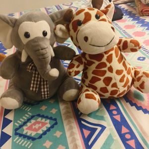 Giraffe N Elephant