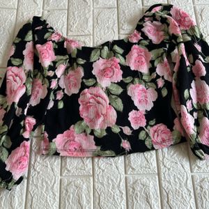 Floral Crop Top