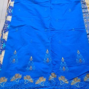 Cotton Saree Without Blouse