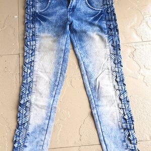 New Blue high waist pattern jeans