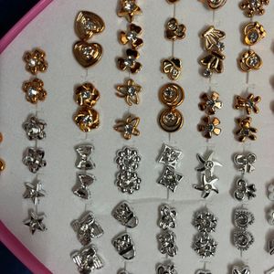 Small earrings For Regular Wear. Rs.15 Each Pair