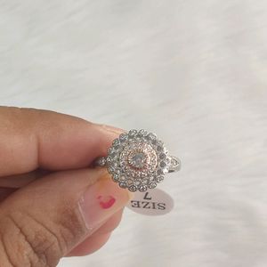 92.5 Silver Ring With Hallmark