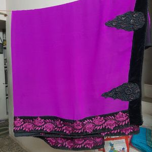 Purpel Saree