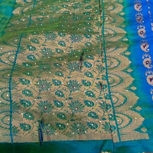 pure Kanchi pattu saree