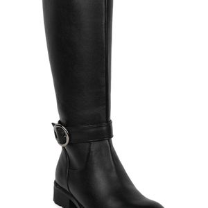 ELLE Visit Store Black Women Zip Casual Boots