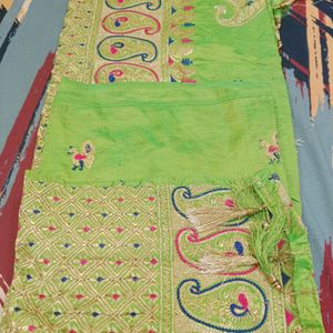 Work Heavy Saree With Siroski