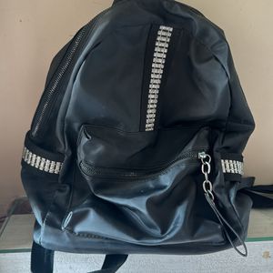 Black Mini Backpack