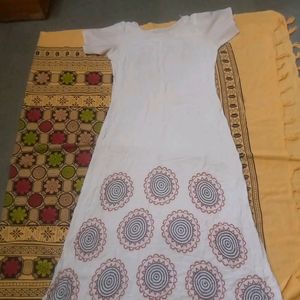 White  Umbrella Kurti