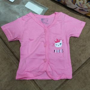 New Born Baby Kids  Button Tops