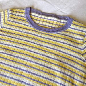 Lavender Yellow Long Sleeve Tshirt