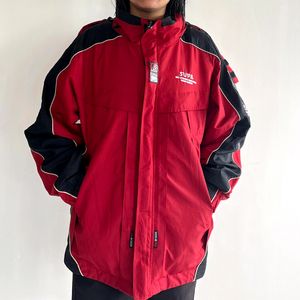 Red Jacket Like Grab It Fast