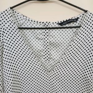 Zara Polka Dot Top