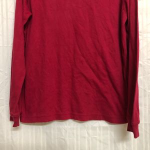 Basics By Goodys Red Long Sleeve T Shirt