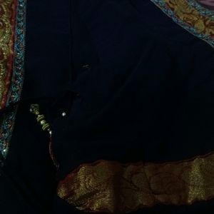 Patch Work Saree