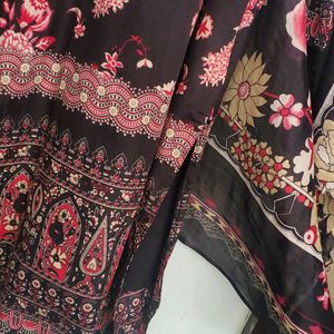 LAWN COTTON MIX SUIT WITH FLORAL DESIGN & PALAzo