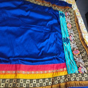 Blue Saree