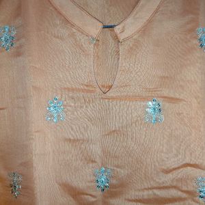 Festive orange kurti