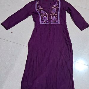 PURPLE KURTI