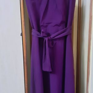 Beautiful Purple Gown Style Dress