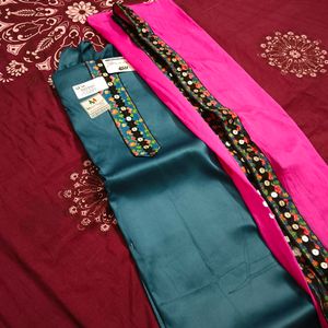 New Unstitched Suit Dress Material With Dupatta