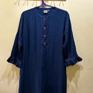 Neerus Blue Kurta Size 3XL