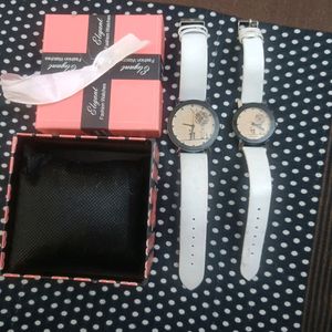 Couple Watch With White Black