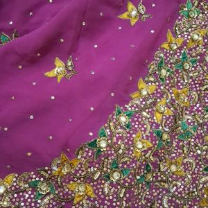 Silk Cotton|Hand Work|Saari