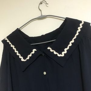 Beautiful Navy Blue Georgette’s Top