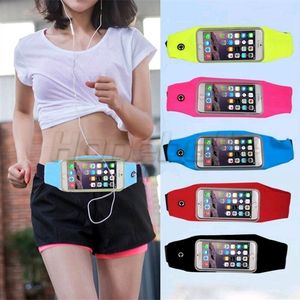 Sports Mobile Waist Phone Holder Bag Running Gym W