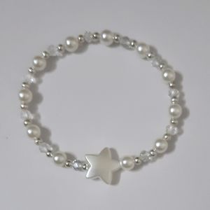 Asthetic Crystal - Pearl Bracelet