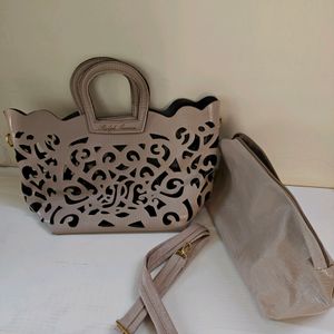 Ralph Lauren Cutwork Handbag