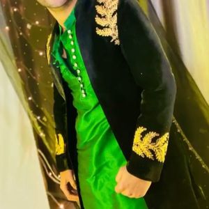 Men Black Sherwani