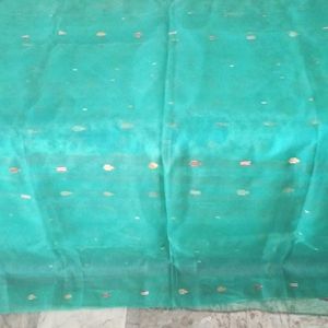 Brand new light weight thread work saree &fall