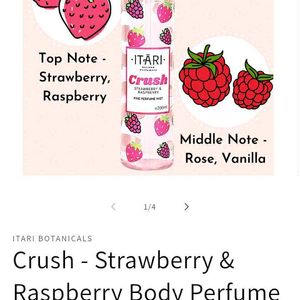 Itari Crush Strawberry And Raspberry Fruity Mist