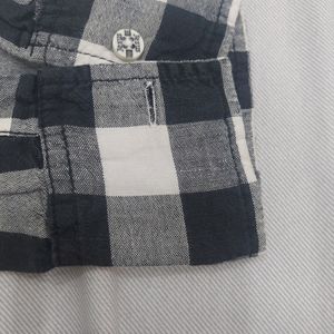 Black Check Shirt